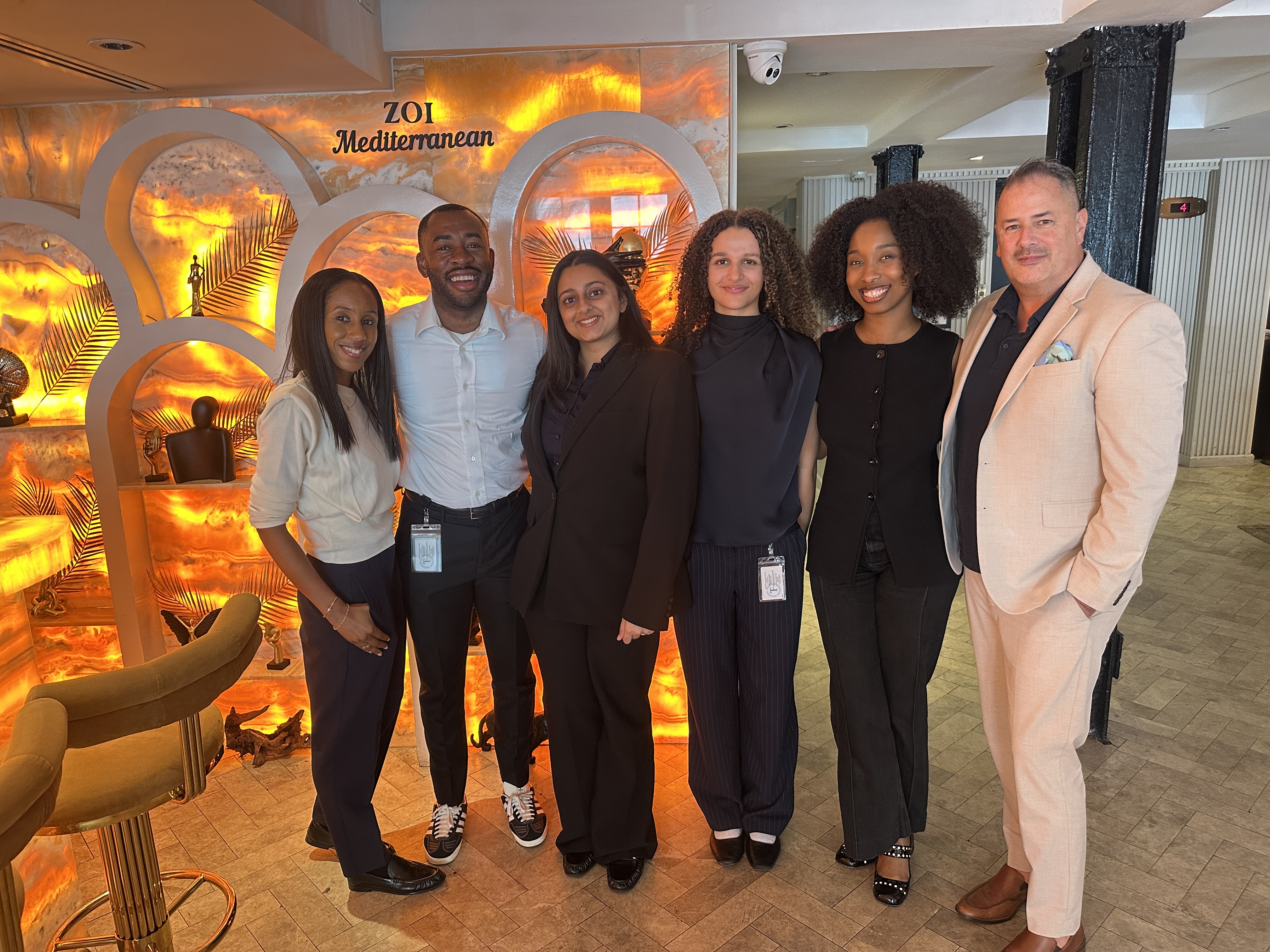 Mahee Thakkar with Tiffany colleagues